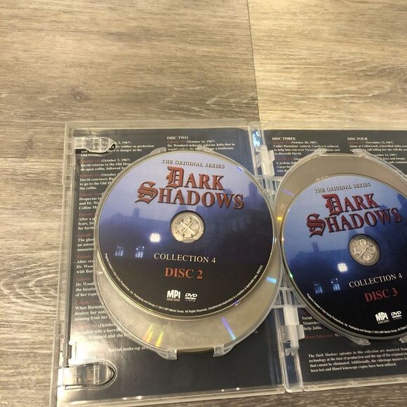 Dark Shadows Collection 4/ 4 Disc Set DVD. The Original Series. Pre Owned. - Picture 9 of 12
